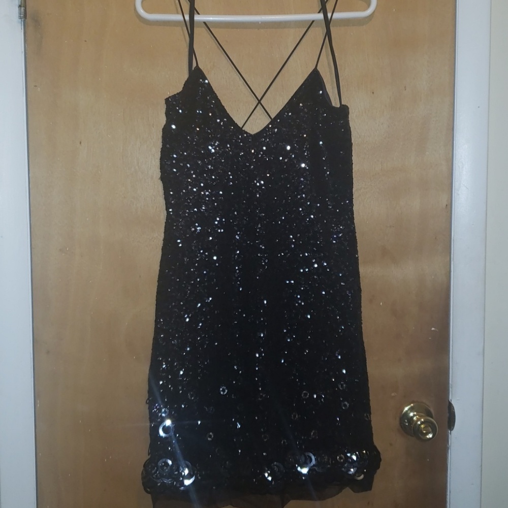 Bebe sequined dress